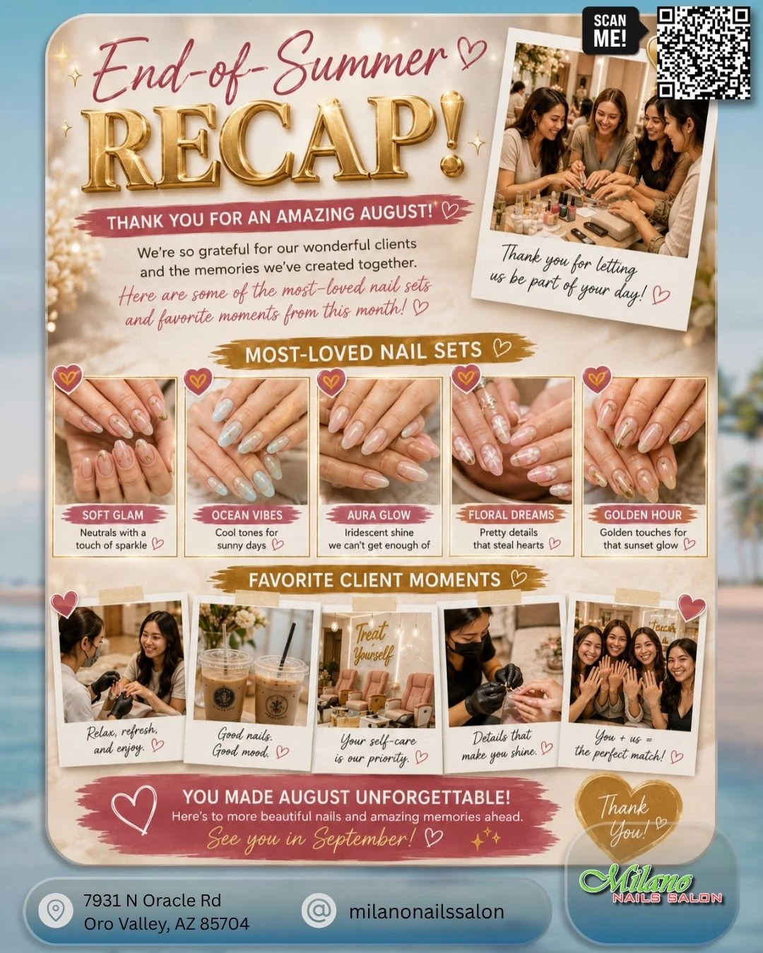 Milano Nails Salon Oro Valley, AZ 85704